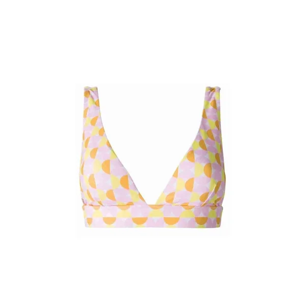 Haut de maillot de bain triangle rose Seventies Brigitte Bardot