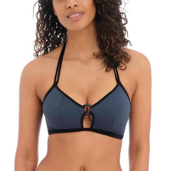 Haut de maillot de bain triangle sans armatures - Bleu Freya Maillots Colour Crush en nylon Freya Maillots