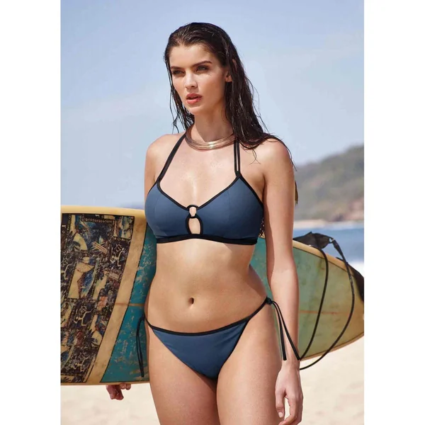 Haut de maillot de bain triangle sans armatures - Bleu Freya Maillots Colour Crush en nylon Freya Maillots