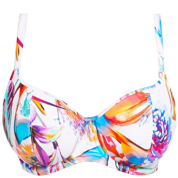 Haut de maillot de bain à balconnets Imprimé - Multicolore orange Fantasie Bain
