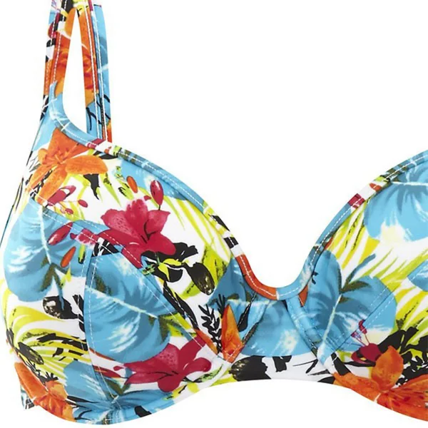 Haut de maillot de bain à balconnets Panache tropical print Panache Maillot