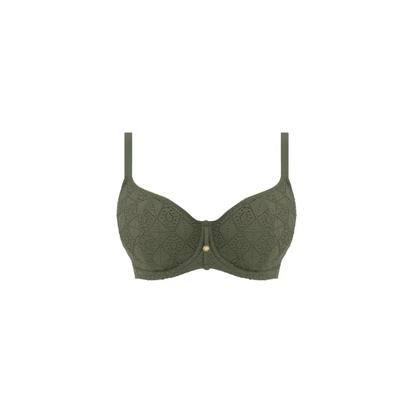 Haut de maillot de bikini vert Freya Maillots