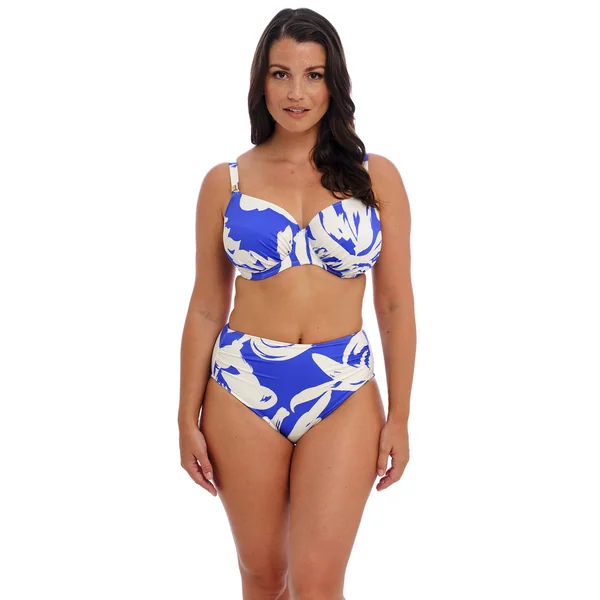 Haut de maillot emboitant bleu Fantasie Bain