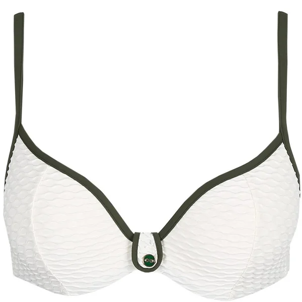 Haut de maillot Forme Coeur rembourré Marie-Jo BRIGITTE natural blanc Marie Jo Swim