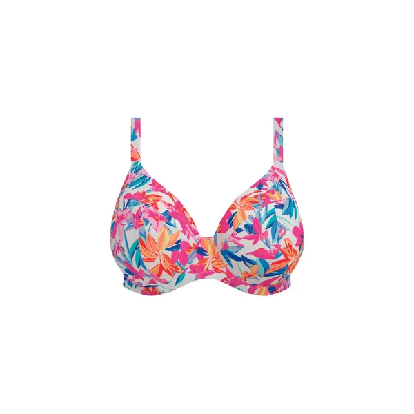 Haut de maillot plongeant blanc Elomi Bain