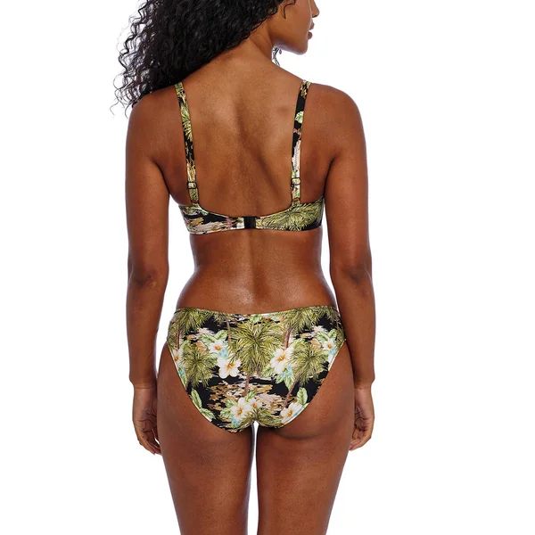 Haut de maillot plongeant noir Freya Maillots