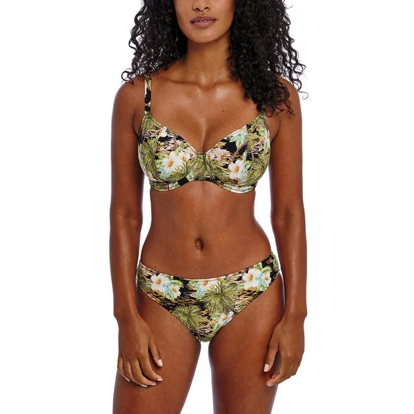 Haut de maillot plongeant noir Freya Maillots