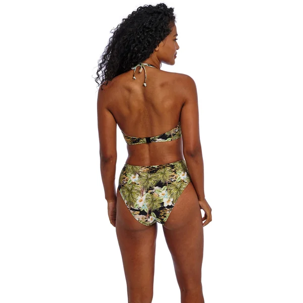 Haut de maillot tour de cou noir Freya Maillots