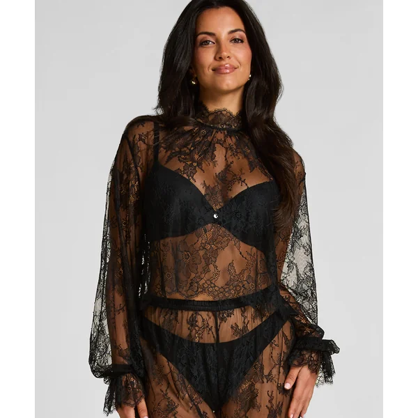 Haut de pyjama Cecilia - Noir