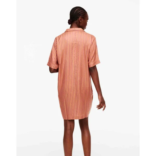 Haut de pyjama - Chemise Longue à manches courtes - Orange Femilet - ANNA en viscose Femilet