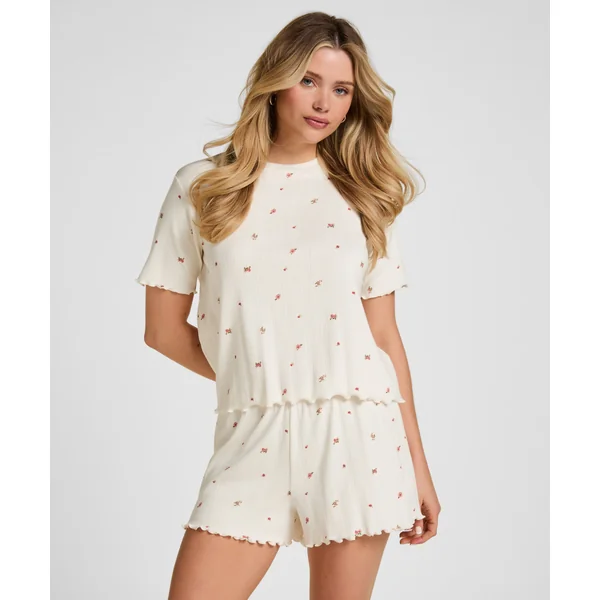 Haut de Pyjama Pointelle - Blanc