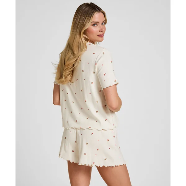 Haut de Pyjama Pointelle - Blanc
