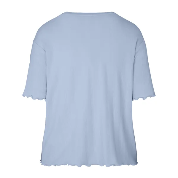 Haut de Pyjama Pointelle - Bleu