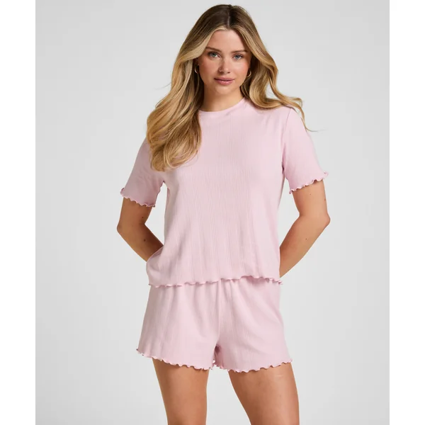 Haut de Pyjama Pointelle - Rose