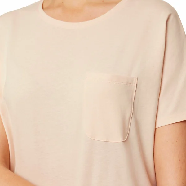 Haut De Pyjama T-shirt Avec Poche Triumph Mix & Match Beige en coton Triumph
