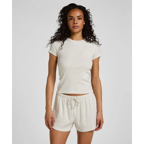 Haut de Pyjama à Manches Courtes - Gris