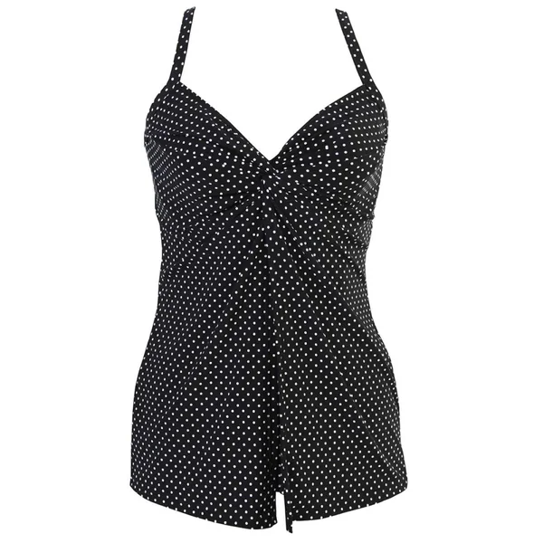 Haut de tankini armature Miraclesuit LOVE KNOT Black White Miraclesuit