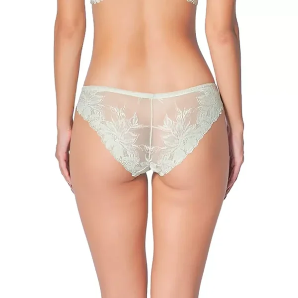 Heart of Glass Culotte vert amande Huit Lingerie