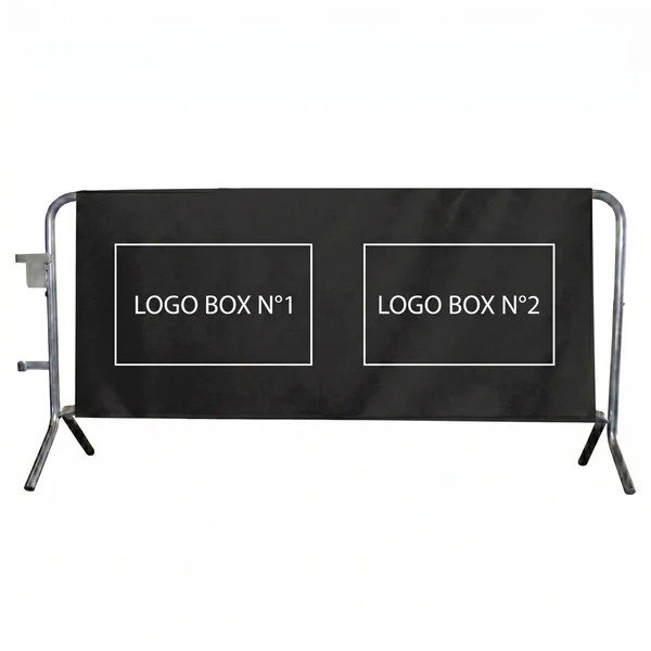 Housse barrière PVC personnalisée 155 x 190 cm