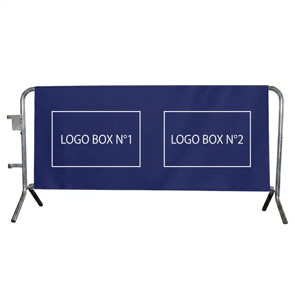 Housse barrière PVC personnalisée 155 x 190 cm
