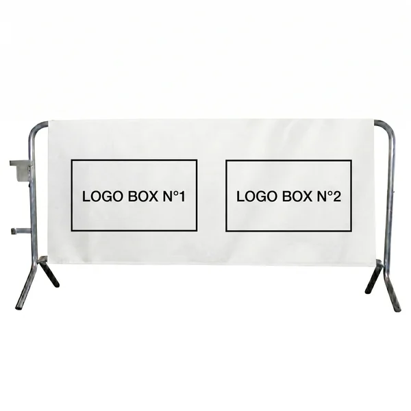 Housse barrière PVC personnalisée 155 x 210 cm