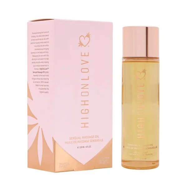 Huile de massage coucher de soleil tropical 120ml