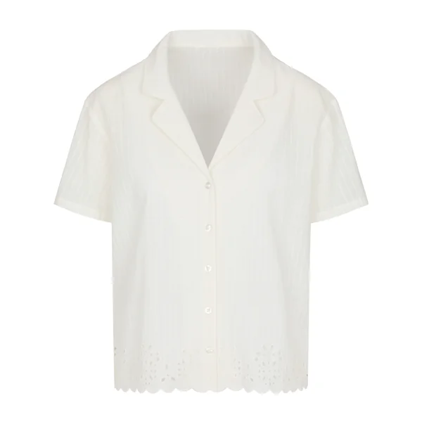 Jacket Scallop - Blanc