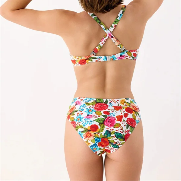 Janine Robin - Culotte plissée taille mi-haute Large Donatella