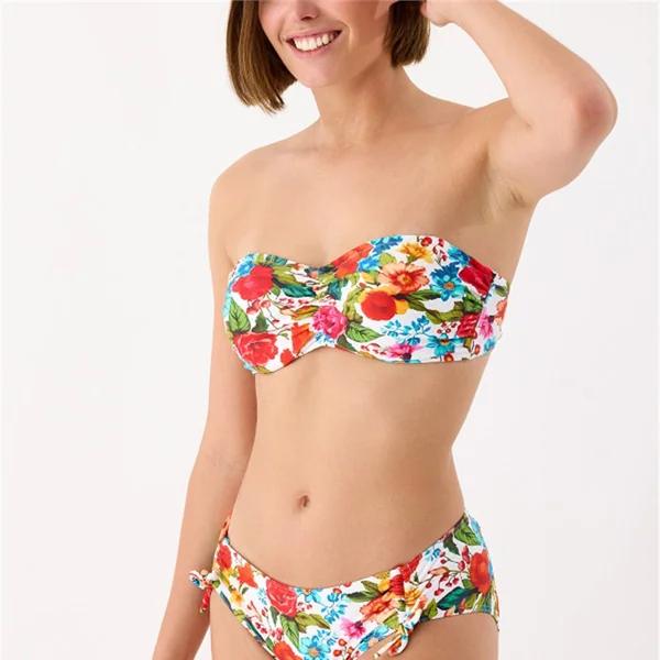 Janine Robin - Haut de bikini bandeau avec bretelles amovibles au cou 38 (85) D-E Donatella