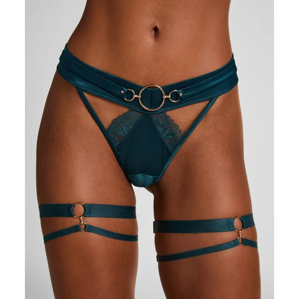 Jarretelles élastiques pour jambes - Bleu