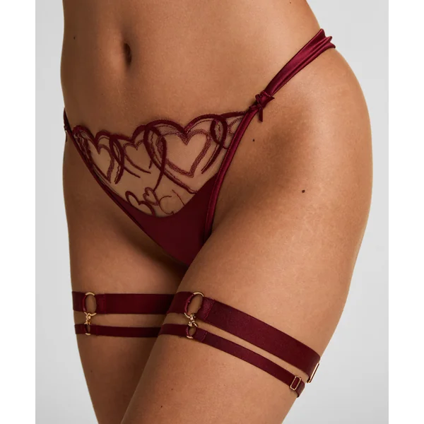 Jarretelles élastiques pour jambes - Rouge