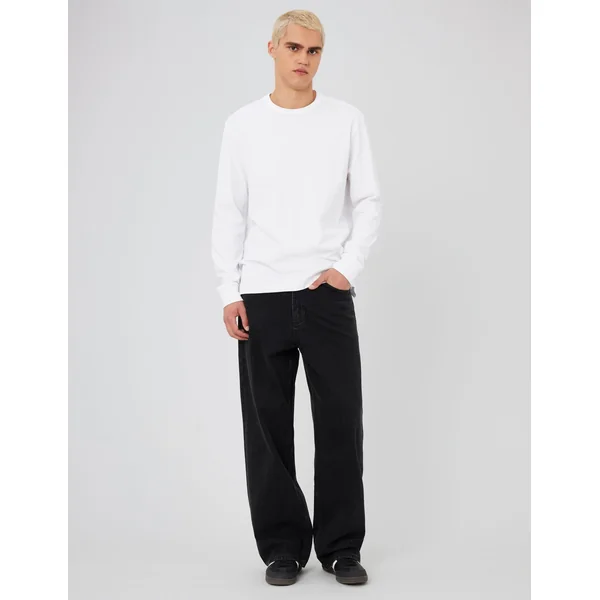 Jean baggy noir Noir