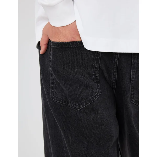 Jean baggy noir Noir