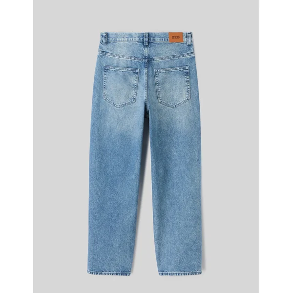 Jean baggy stone used Bleu moyen