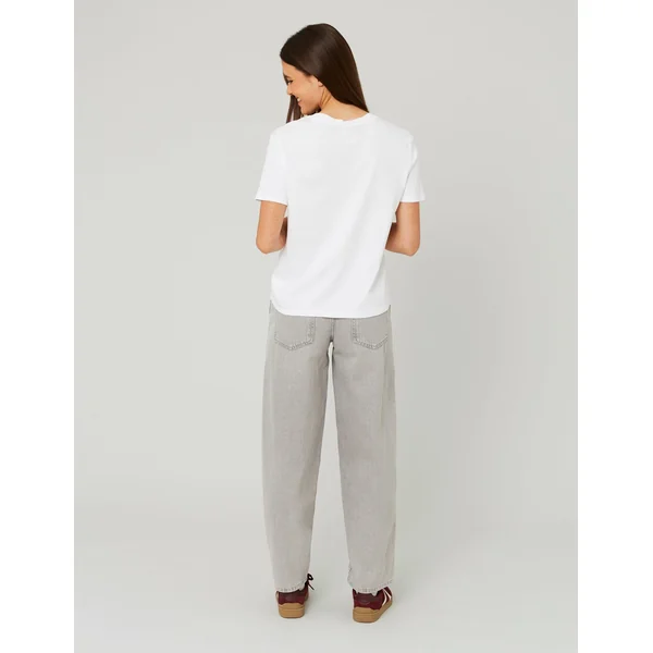 Jean balloon Gris foncé