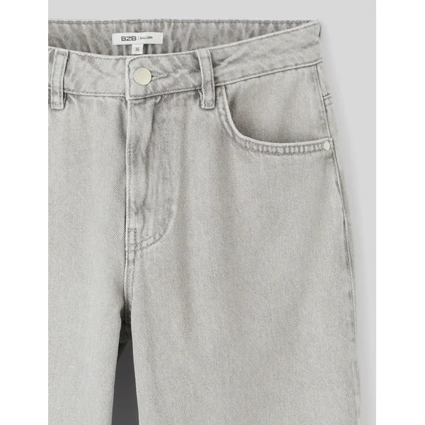 Jean balloon Gris foncé