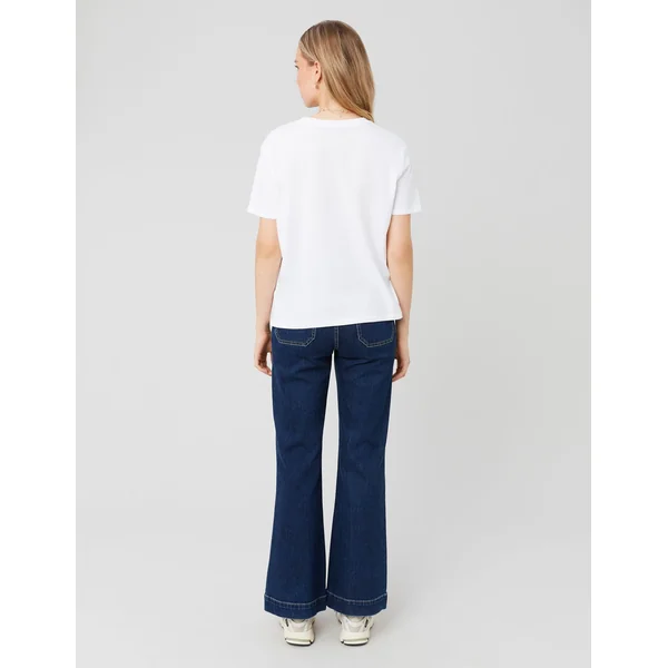 Jean bootcut Bleu foncé