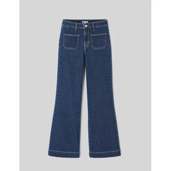 Jean bootcut Bleu foncé