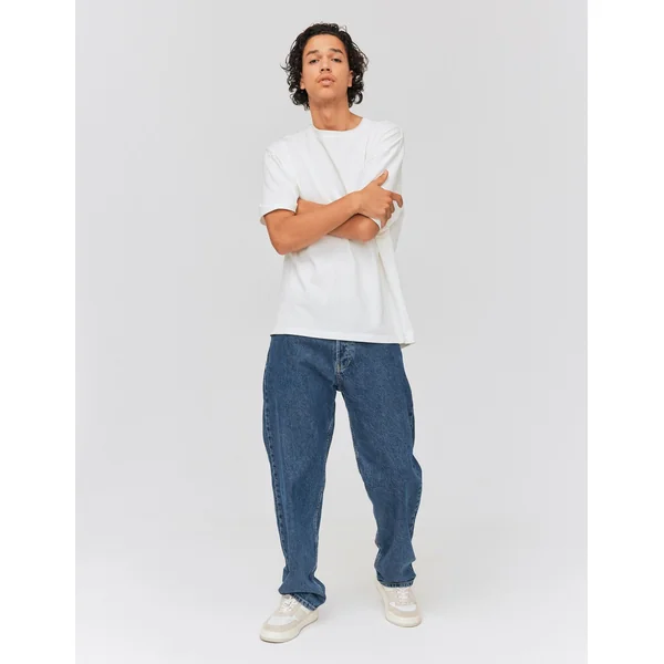 Jean Extra loose stone Bleu foncé