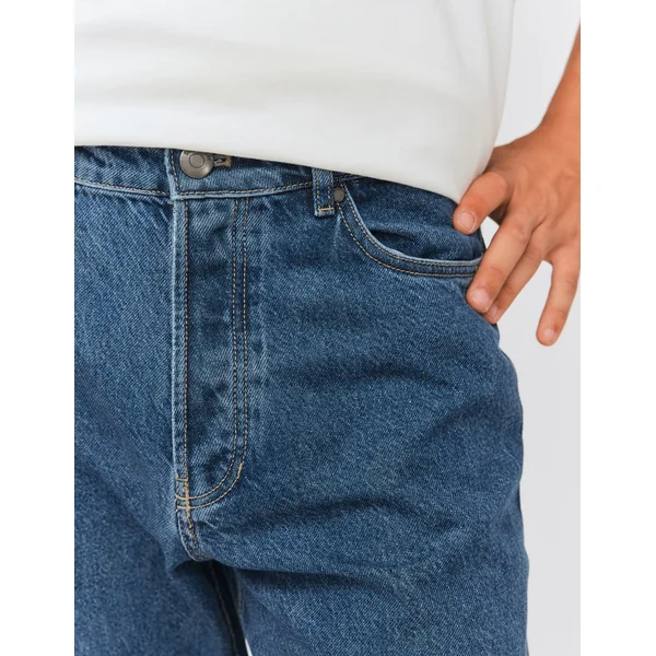 Jean Extra loose stone Bleu foncé