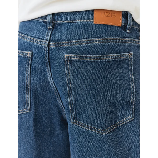 Jean Extra loose stone Bleu foncé