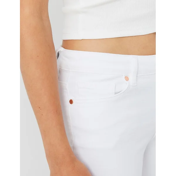 Jean flare cropped Ecru