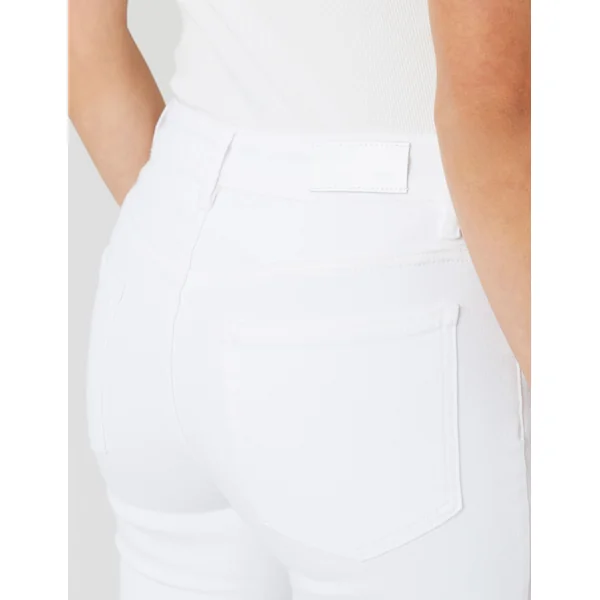 Jean flare cropped Ecru