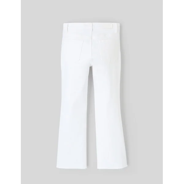Jean flare cropped Ecru