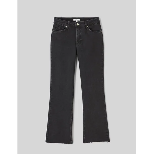 Jean flare cropped Noir