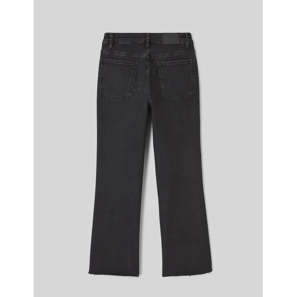 Jean flare cropped Noir