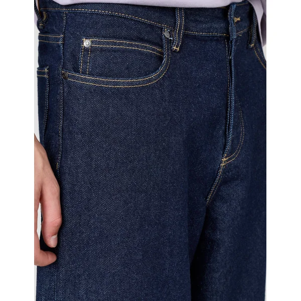 Jean loose brut Bleu moyen