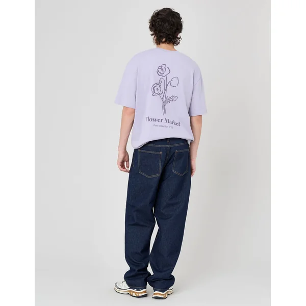 Jean loose brut Bleu moyen