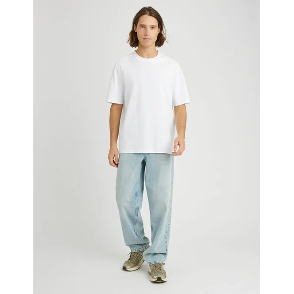 Jean loose dirty Bleu clair