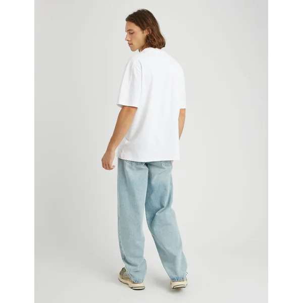 Jean loose dirty Bleu clair